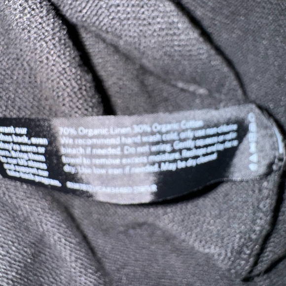 Eileen Fisher Linen Cardigan Black Small - Picture 3 of 3